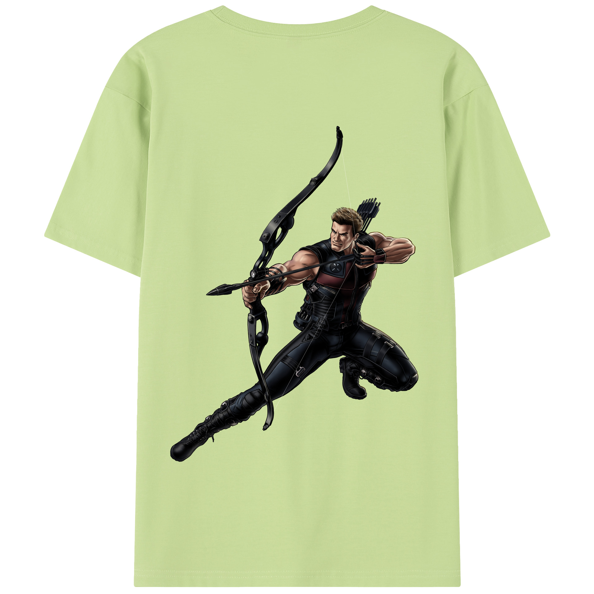 （画像用） アベンジャーズ The Avengers 綿100％半袖Tシャツ（背面プリント）